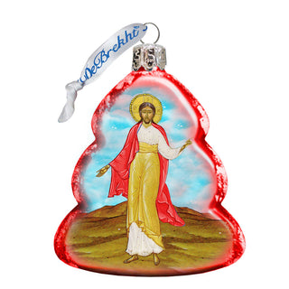 Jesus Mercury Glass Ornament by G. DeBrekht - Nativity Holiday Decor - 772012