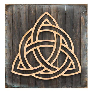 Spiral Symbol Celtic Art Wooden Wall Art by Celtic Art - Celtic Decor - 953168B