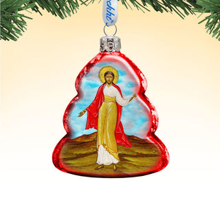 Jesus Mercury Glass Ornament by G. DeBrekht - Nativity Holiday Decor - 772012
