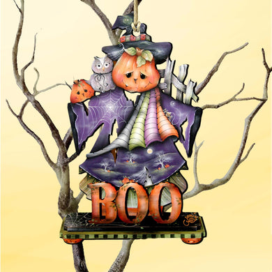 This Boos for You Wooden Ornaments by Jamie Mills-Price - Thanksgiving Halloween Decor - 8457407