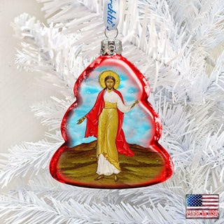 Jesus Mercury Glass Ornament by G. DeBrekht - Nativity Holiday Decor - 772012