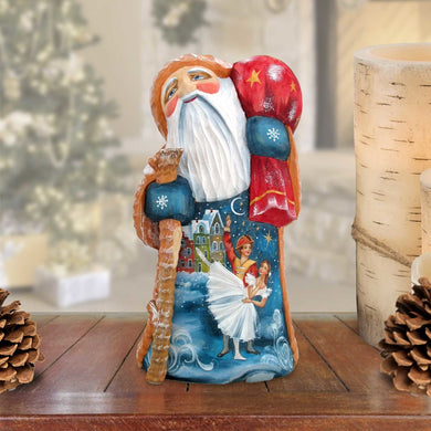 Nutcracker Ballet Santa Hand-Painted WOODCARVED Masterpiece by G. DeBrekht - Christmas Decor - 243201 *** PRE-ORDER - Handmade Just for You! ***