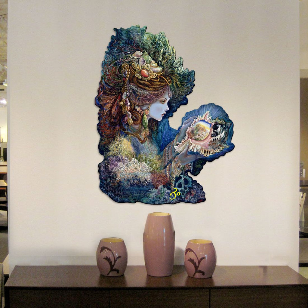 Daughter of The Deep Coastal Outdoor Decor by Josephine Wall - Coastal Sea-Life Decor - 845617F-JW