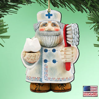 Dentist Christmas Wooden Ornaments by G. DeBrekht - Christmas Santa Snowman Decor - 8151922