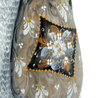 Ornament Santa Hand-Painted WOODCARVED Masterpiece by G. DeBrekht - Christmas Decor - 8201024