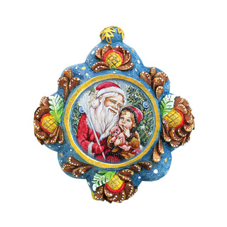 Sharing Secrets Sculpted Hand-Painted Christmas Ornament by G. DeBrekht - Love Family Kids Decor - 6102543
