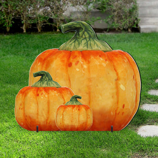Harvest Pumpkin Halloween Large Outdoor Decor by G. DeBrekht Thanksgiving Halloween Decor - 8158414-2F
