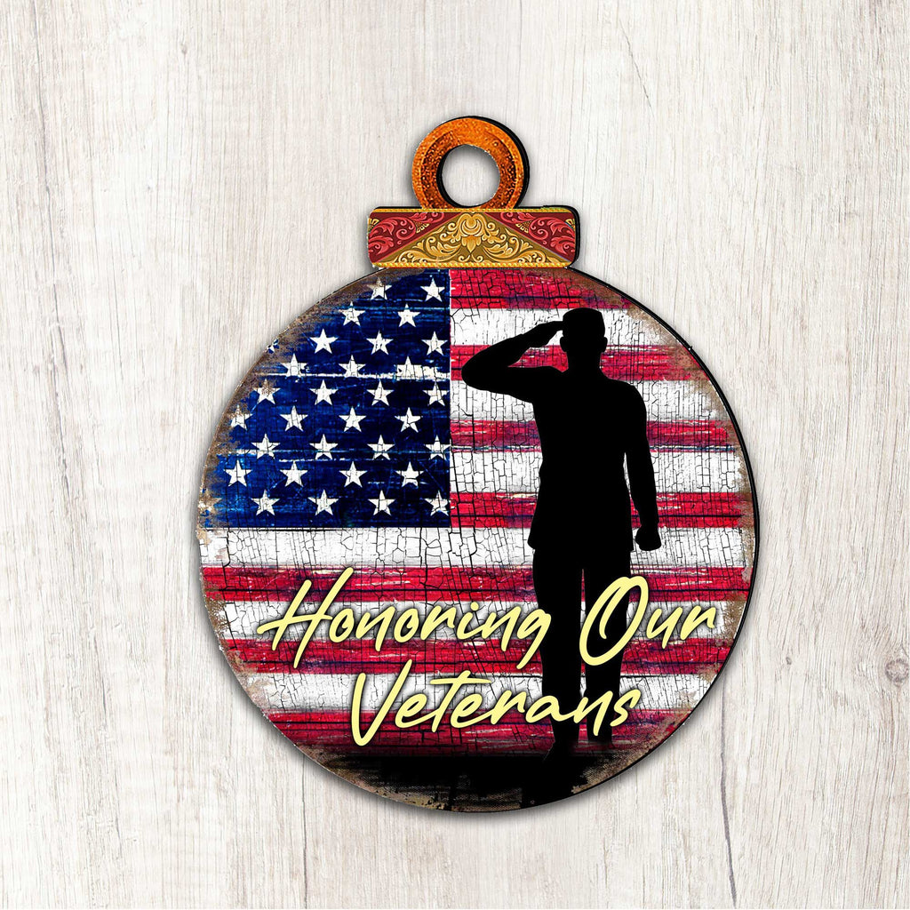 Honoring Our Veterans Holiday Wall Decor - Designocracy - 8187103M