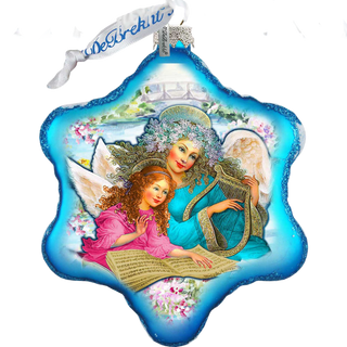Sisterhood Glass Ornament by Strelkina at G. DeBrekht - Christmas Decor - 754-041