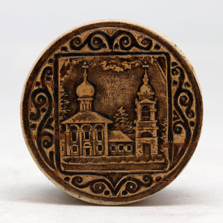 One-of-a-Kind Birch Bark Tree Round Tiny Wooden Box 1