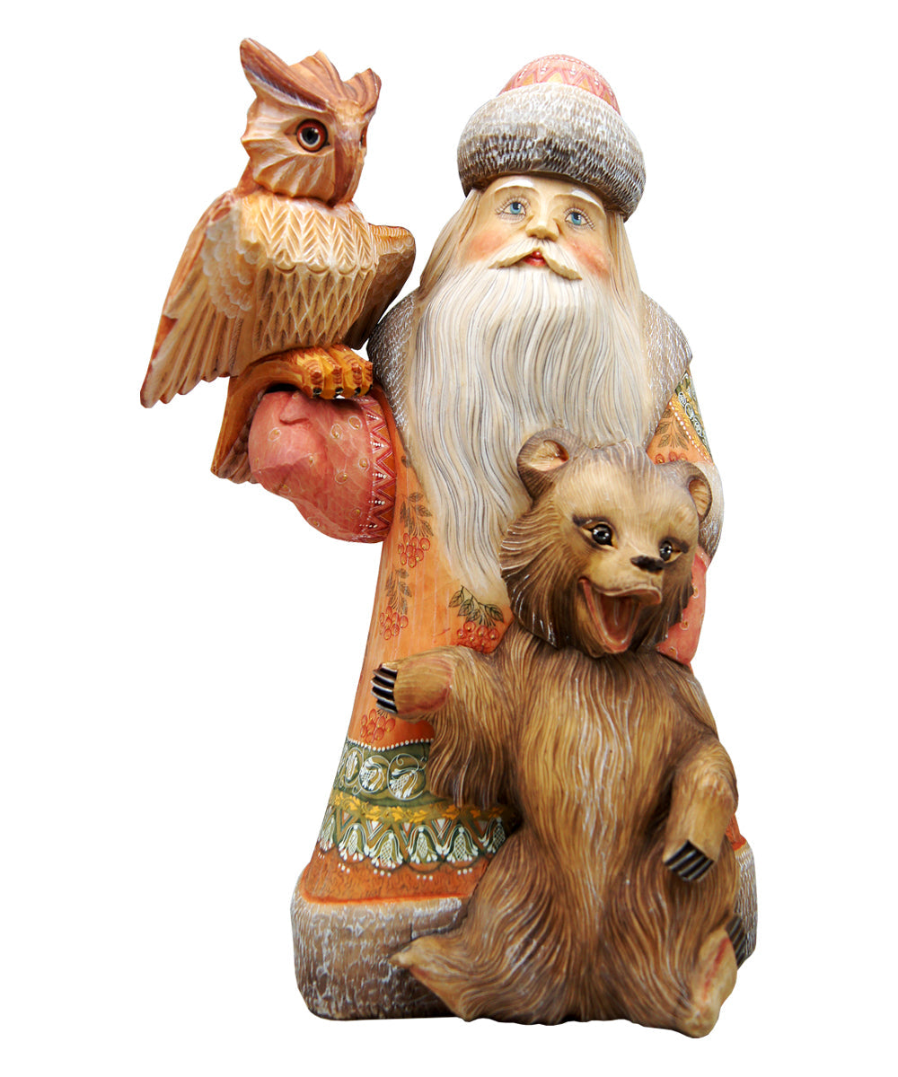 Teddy Bear Santa with Owl 13