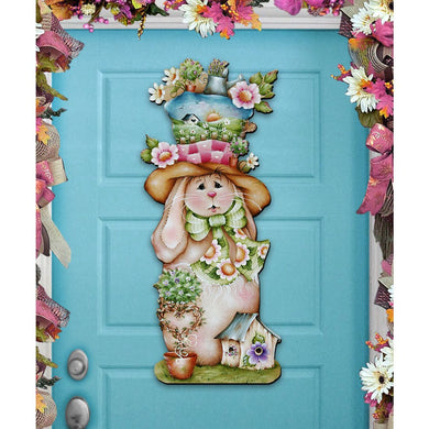 Hailey Hare Easter Door Decor by Jamie Mills-Price - Easter Spring Decor - 8457603H