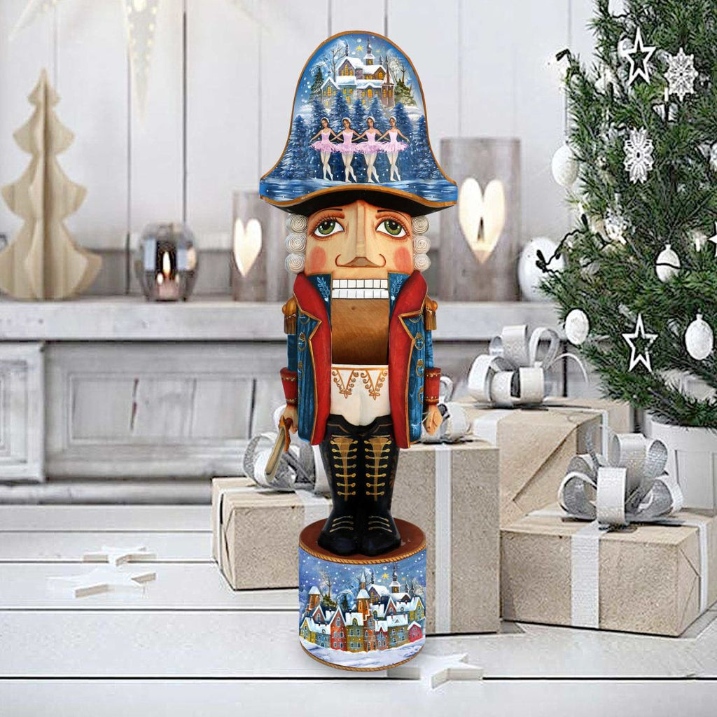 Nutcracker Ballerinas Dance Large Hand-Painted WOODCARVED Masterpiece by G. DeBrekht - Christmas Decor - 210012-4 - SPECIAL ORDER *** PRE-ORDER - Handmade Just for You! ***