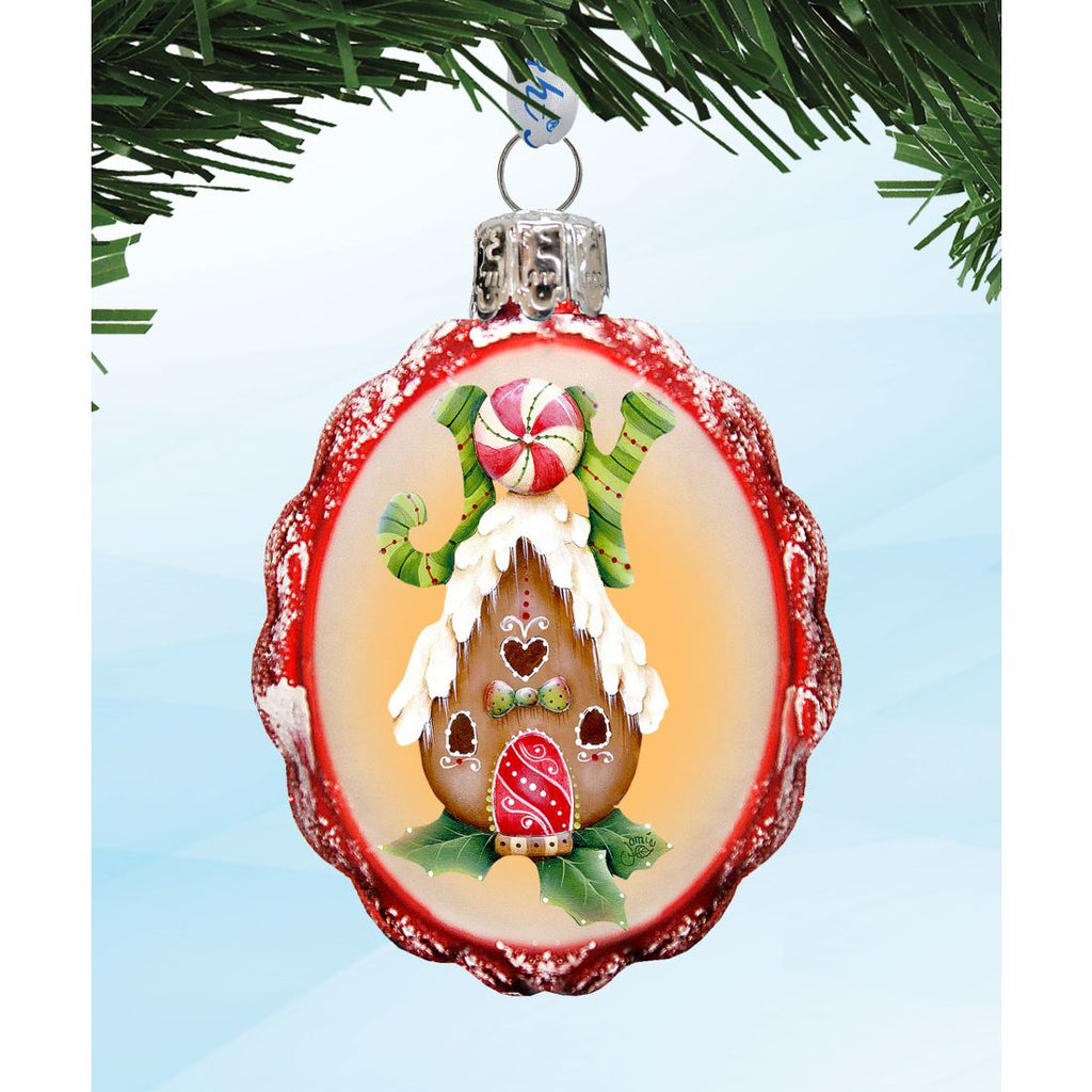 Holiday Kiss Mercury Glass Ornaments by Jamie Mills-Price - Christmas Decor - 770139S3-MP