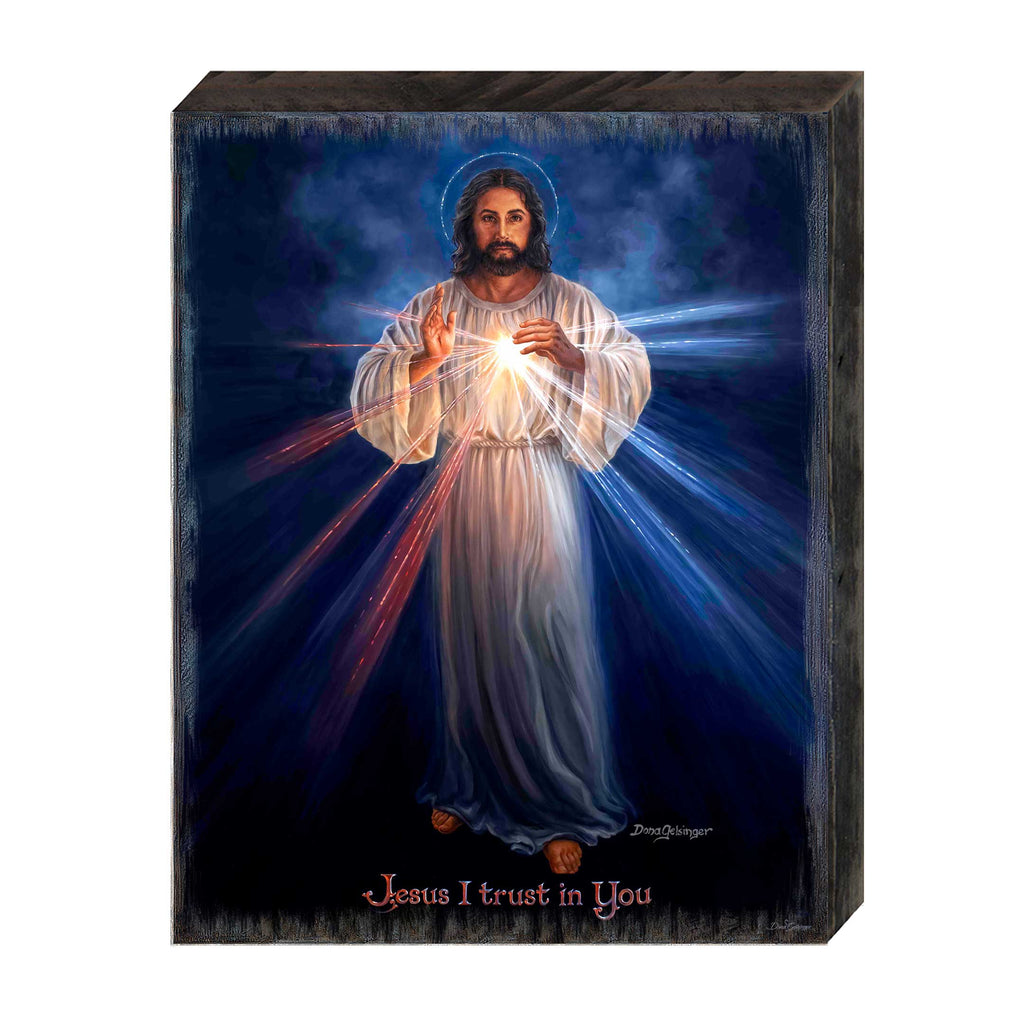 Divine Mercy Wall Art by D. Gelsinger - Nativity Holiday Decor - 95688B-DG