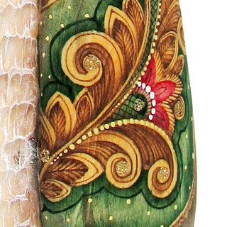 Peaceful Kingdom Christmas Santa Hand-Painted WOODCARVED Masterpiece by G. DeBrekht - Wildlife Holiday Decor - 213620