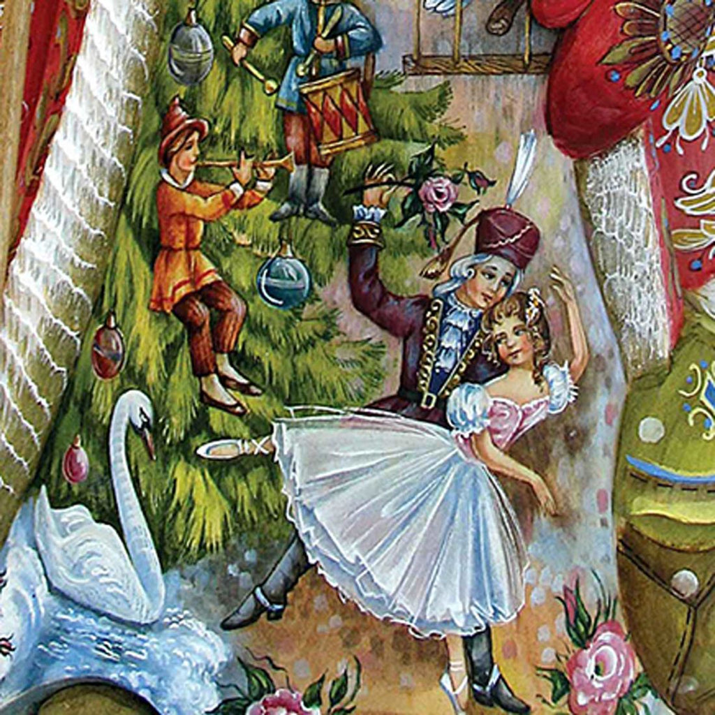 12 Days of Christmas Hand-Painted WOODCARVED Santa Masterpiece by G. Debrekht - Christmas Decor - 241210