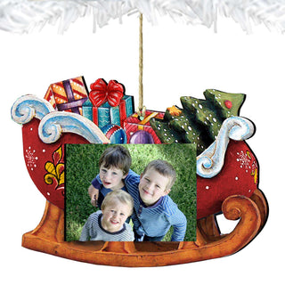 Christmas Gifts Picture Frame Ornaments - Ornament for Photo - Christmas Santa Snowman Decor - 8112047-PF