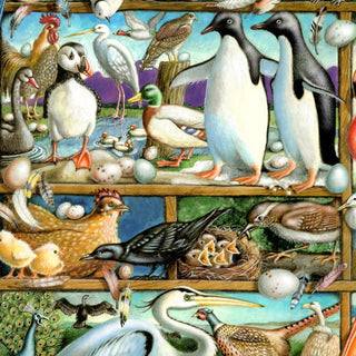 Birds Whimsical Wall Art by Laura Seeley - Love Family Kids Decor - 8513001-LS