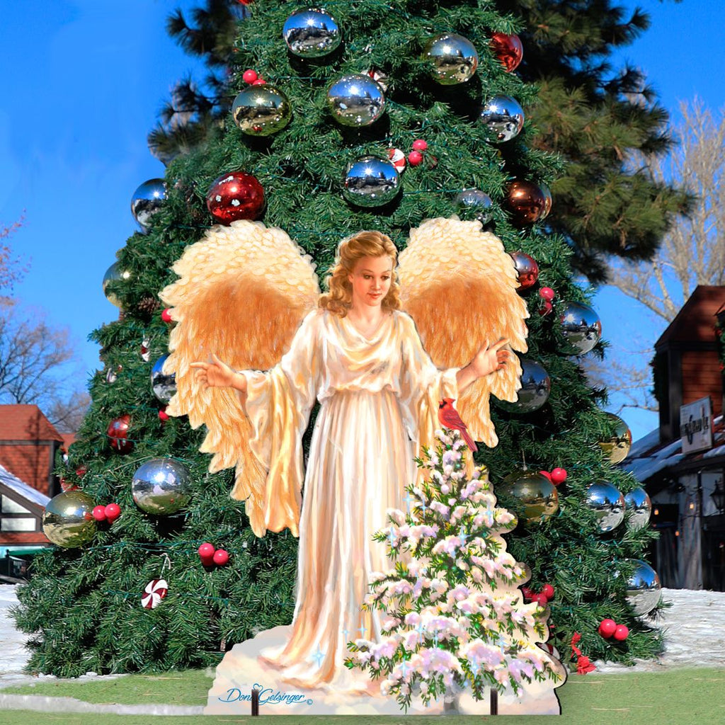 Woodland Angel Nativity Outdoor Decor by D. Gelsinger - Nativity Holiday Decor - 8461046F-1565