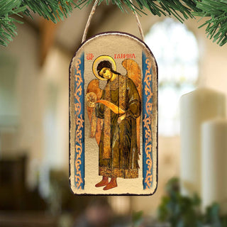 Saint Gabriel Archangel Religious Christian Sacred Icon Ornament - Inspirational Icon Decor - 87041