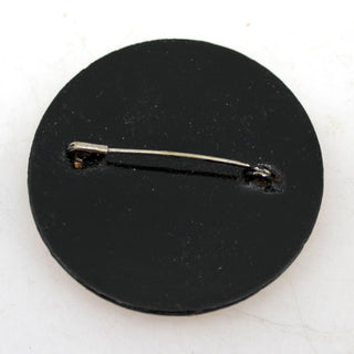 Handpainted Lacquered Miniature Jewelry Brooch Pin by G.DeBrekht Unique Handmade Gift Collectible and Home Decoration