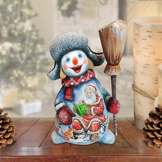 A Christmas Story Snowman Hand-Painted WOODCARVED Masterpiece by G. Debrekht - Christmas Santa Snowman Decor - 2821589 *** PRE-ORDER - Handmade Just for You! ***