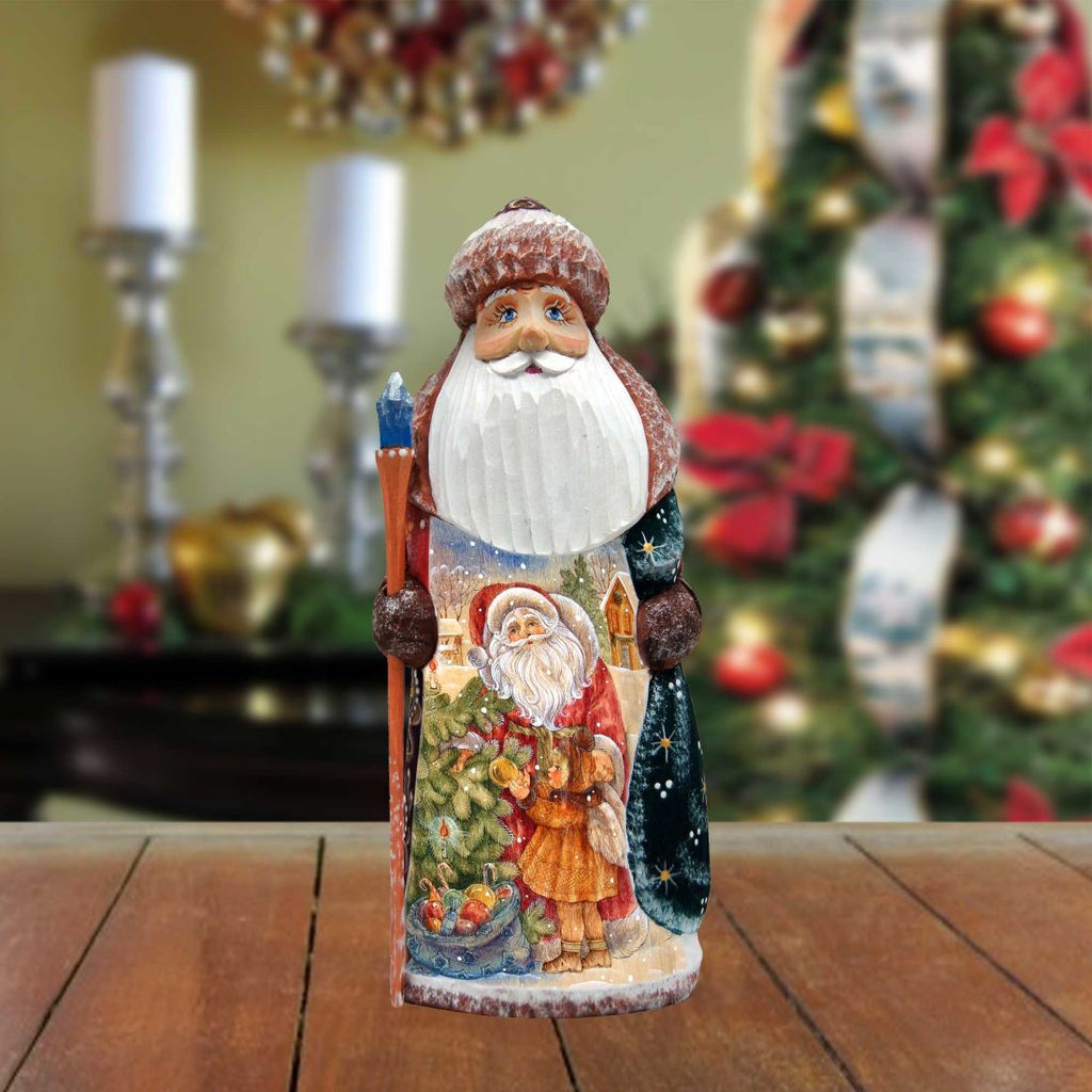 Candy Coat Christmas Hand-Painted WOODCARVED Masterpiece by G. DeBrekht - Christmas Decor - 8201015-2