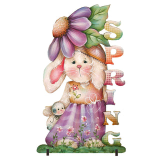 Bunny Easter Outdoor Scene by Jamie Mills-Price - Easter Spring Decor - 8457604F