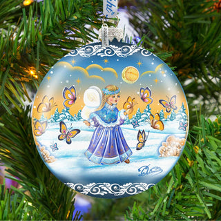 Butterfly Fairy Glass Ornament Limited Edition by G. DeBrekht - Christmas Decor - 73848