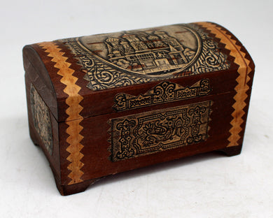 One-of-a-Kind Birch Bark Tree Wooden Box 2.5