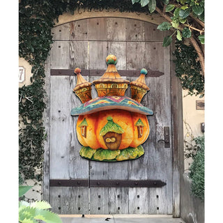 Pumpkin Castle Halloween Door Decor by G. DeBrekht - Thanksgiving Halloween Decor - 8158413H