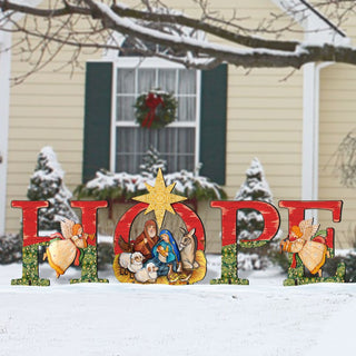 Hope Outdoor Nativity Set by G. DeBrekht - Nativity Holiday Decor - 8121461F-S4L