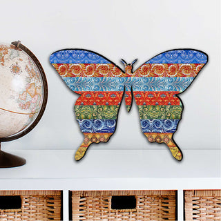 Quilted Butterfly Easter Door Decor by G. DeBrekht - Easter Spring Decor - 8198718H