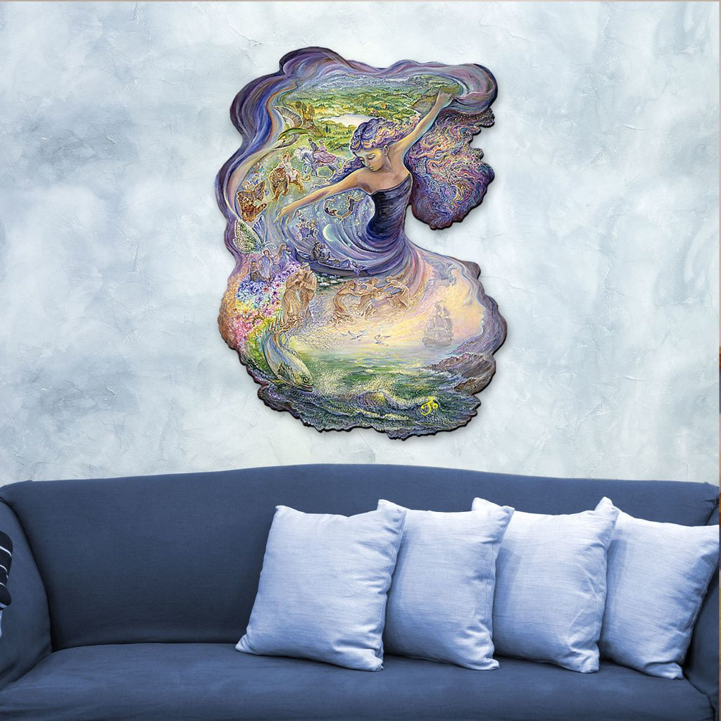 Dance of Dreams Wall Hanger by Josephine Wall - Christmas Decor - 845618H-JW