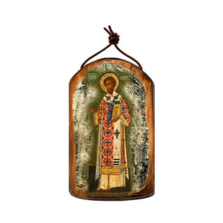Saint Chrysostom Religious Christian Sacred Icon Ornament - Inspirational Icon Decor - 87054