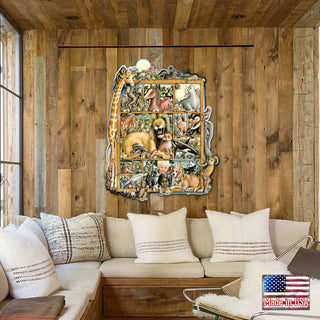 Animals Whimsical Wall Art by Laura Seeley - Love Family Kids Decor - 8513008-LS