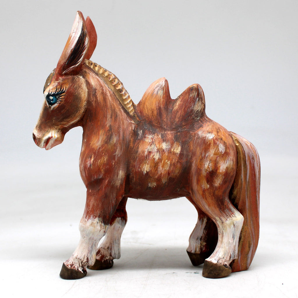 One-of-a-Kind - The Little Humpbacked Horse WOODCARVED Figurine 6x5x1.5 by G.DeBrekht - Unique Handcrafted and Hand-Painted Collectible