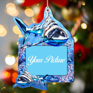 Sharks Ornament Picture Frame Ornament for Photo by G.DeBrekht - 8198515-2PF