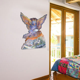 Snow Angel Wall Decor Over the Door Wooden Hanger by Josephine Wall - 842131F-JW