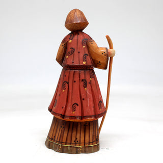 Shepherd Boy Handcrafted Christmas Figurine - G. DeBrekht - Christmas Santa Snowman Decor