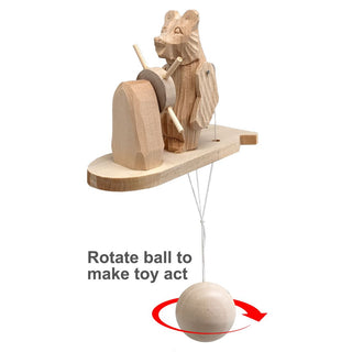 Captain Bear Animated Spinning Old-World Decoration by Designocracy - Coastal Holiday Decor - 191000-05