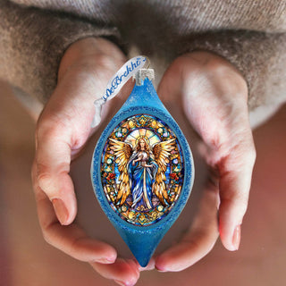 Angel of the Sea Drop Glass Ornament by G. Debrekht - Nativity Holiday Decor - 757-044