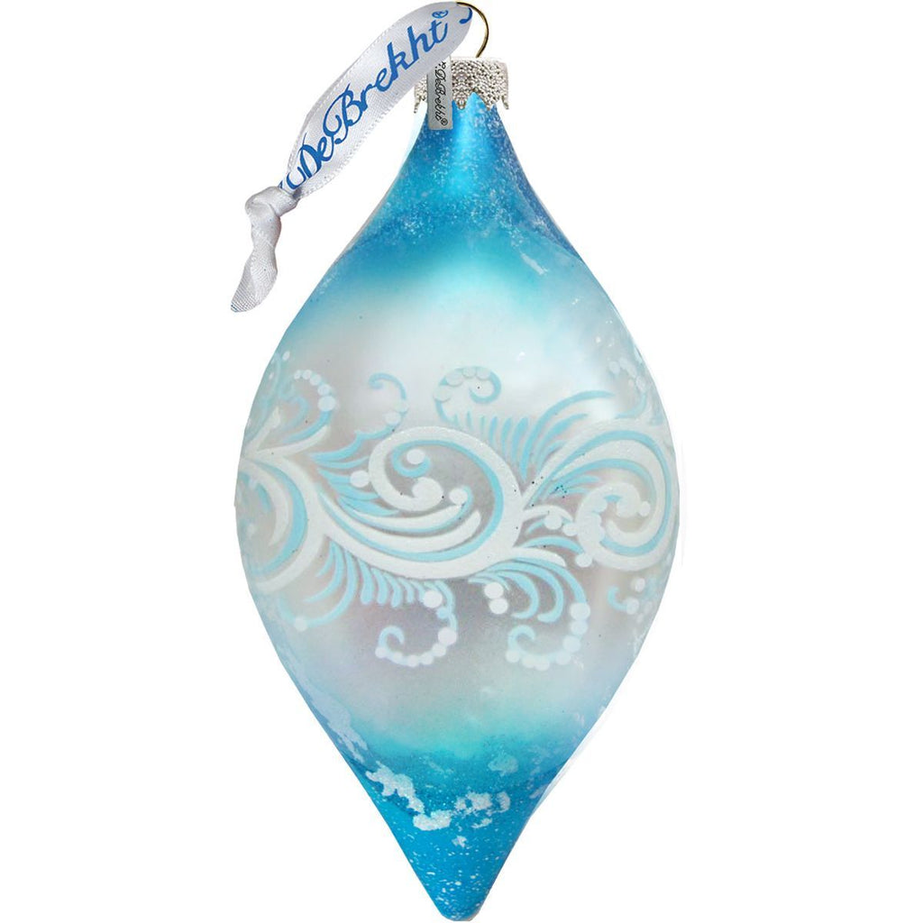 Glass LED Lighted Drop Ornament Blank #C70704-LED