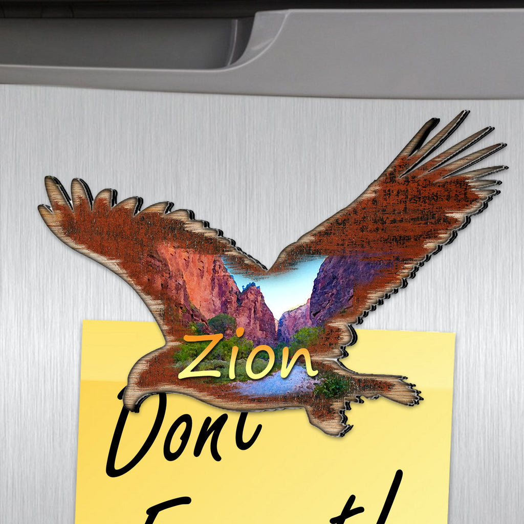 Eagle Shaped Refrigerator Magnets Set of 3