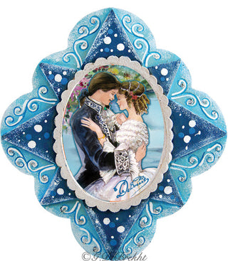 The Love Couple Sculpted Hand-Painted Christmas Ornament by G. DeBrekht - Christmas Decor - 6102231