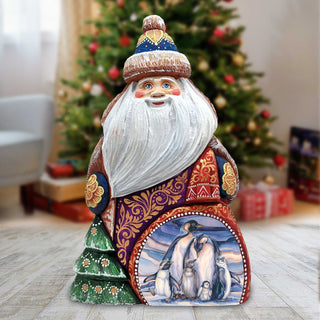 Sno Buddy like you Hand-Painted WOODCARVED Masterpiece by J. Bergsma - Wildlife Holiday Decor - 2422659-JB