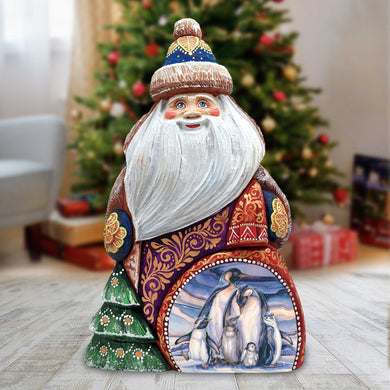 Sno Buddy like you Hand-Painted WOODCARVED Masterpiece by J. Bergsma - Wildlife Holiday Decor - 2422659-JB