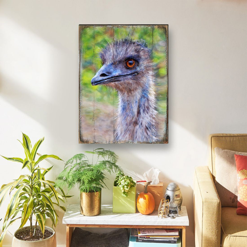 Appel Imu Art Wooden Wall Art by Nature Wonders - Nature Wildlife Decor - 95243B