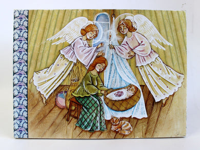 One-of-a-Kind Guardian Angels Artwork 12x9